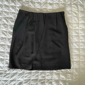 Sonia Sonia Rykiel black drape mini skirt